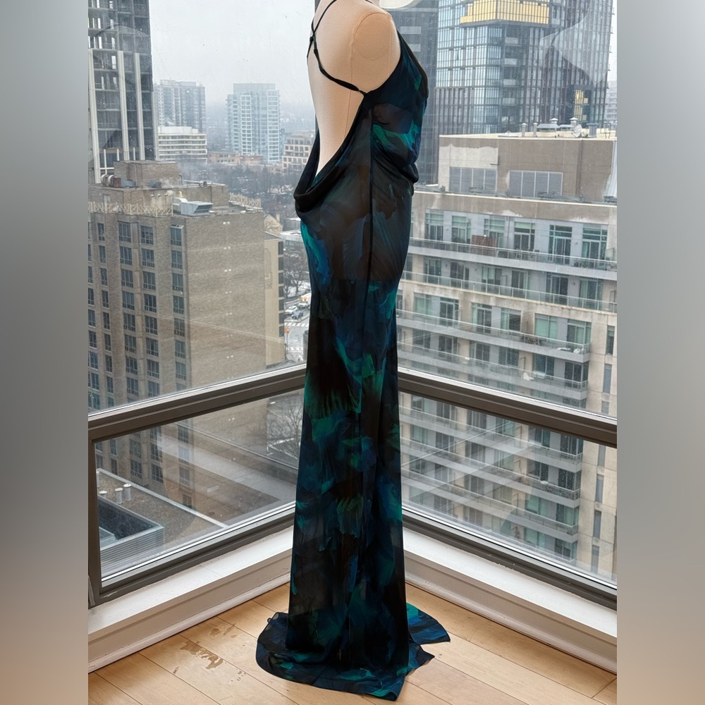 🆕 RAT & BOA 🧿 NWOT Rafinha Maxi Dress, Blue Green, Sz L US 8 - Picture 13 of 16